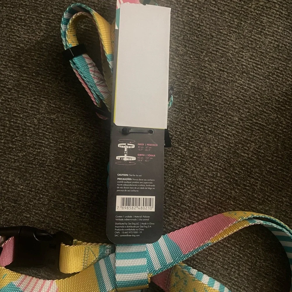 ZEE DOG SALINA DOG H HARNESS- Size Large